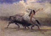 Albert Bierstadt Last of the Buffalo oil painting artist